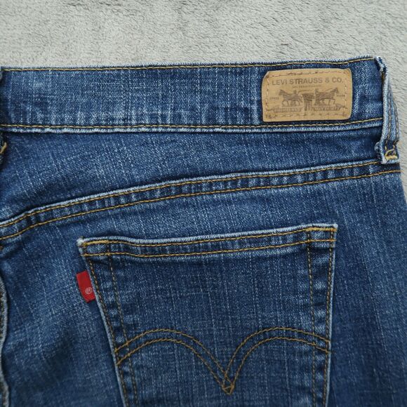 Levi's 515 Jeans Women's Size 12S Blue Mid-Rise Bootcut Denim Pants 28.5" Inseam - Picture 11 of 15